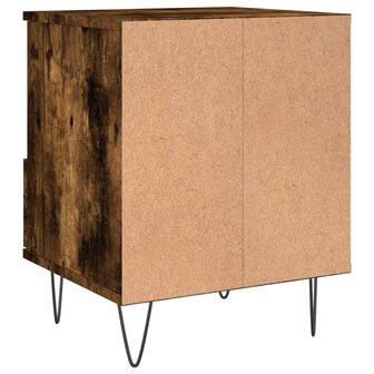 Nachtkastjes 2 st 40x35x50 cm bewerkt hout gerookt eikenkleurig 8721012110144 9