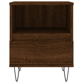 Nachtkastjes 2 st 40x35x50 cm bewerkt hout bruin eikenkleur 8721012110182 7