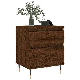 Nachtkastjes 2 st 40x35x50 cm bewerkt hout bruin eikenkleur 8721012110502 3