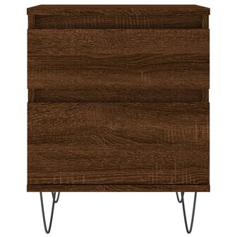 Nachtkastjes 2 st 40x35x50 cm bewerkt hout bruin eikenkleur 8721012110663 6