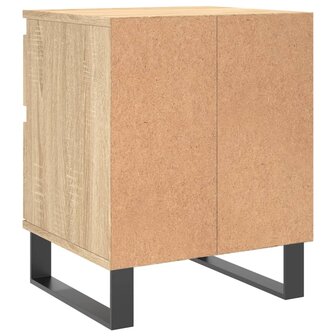 Nachtkastje 40x35x50 cm bewerkt hout sonoma eikenkleurig 8721012110731 8