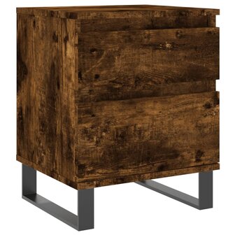 Nachtkastjes 2 st 40x35x50 cm bewerkt hout gerookt eikenkleurig 8721012110786 5