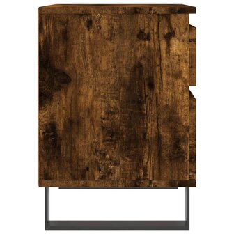 Nachtkastjes 2 st 40x35x50 cm bewerkt hout gerookt eikenkleurig 8721012110786 8