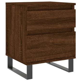 Nachtkastjes 2 st 40x35x50 cm bewerkt hout bruin eikenkleur 8721012110823 5