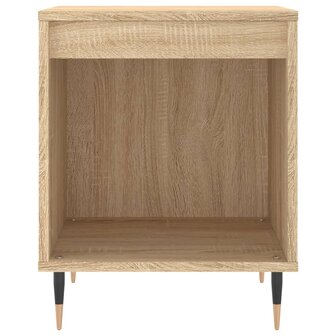 Nachtkastje 40x35x50 cm bewerkt hout sonoma eikenkleurig 8721012110892 4