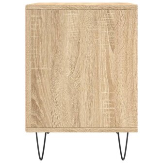 Nachtkastje 40x35x50 cm bewerkt hout sonoma eikenkleurig 8721012111059 5