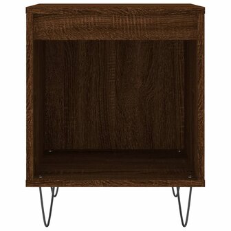 Nachtkastjes 2 st 40x35x50 cm bewerkt hout bruin eikenkleur 8721012111141 5