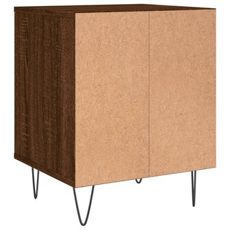 Nachtkastjes 2 st 40x35x50 cm bewerkt hout bruin eikenkleur 8721012111141 7