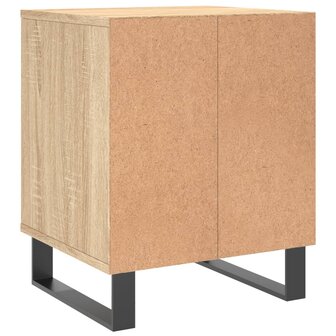 Nachtkastje 40x35x50 cm bewerkt hout sonoma eikenkleurig 8721012111219 6