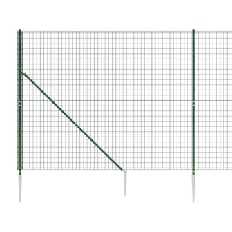 Draadgaashek met grondankers 2,2x25 m groen 8720845778521 4