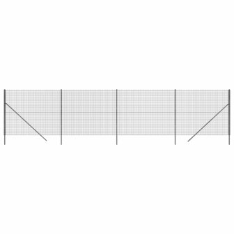 Draadgaashek 1,8x10 m gegalvaniseerd staal antracietkleurig 8720845779382 2