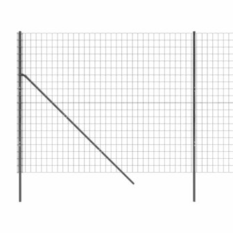 Draadgaashek 2,2x25 m gegalvaniseerd staal antracietkleur 8720845779641 4