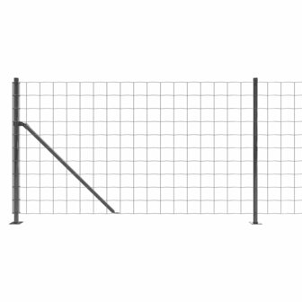 Draadgaashek met flens 0,8x10 m antracietkleurig 8720845780616 4