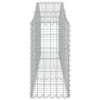 Schanskorven 2 st gewelfd 200x30x60/80 cm gegalvaniseerd ijzer 8720845559717 5