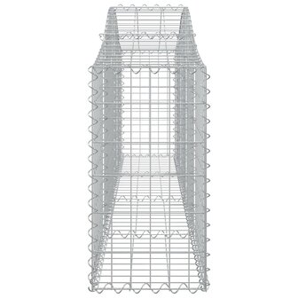 Schanskorven 5 st gewelfd 200x30x60/80 cm gegalvaniseerd ijzer 8720845559748 5