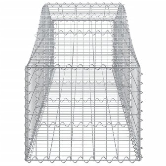 Schanskorven 5 st gewelfd 200x50x40/60 cm gegalvaniseerd ijzer 8720845561635 5