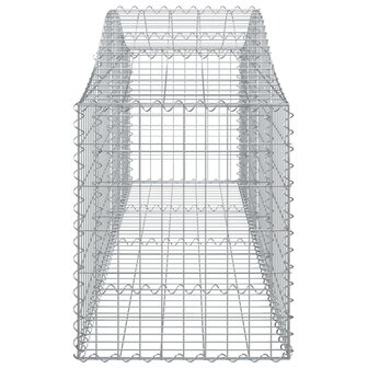 Schanskorven 3 st gewelfd 200x50x60/80 cm gegalvaniseerd ijzer 8720845561826 5