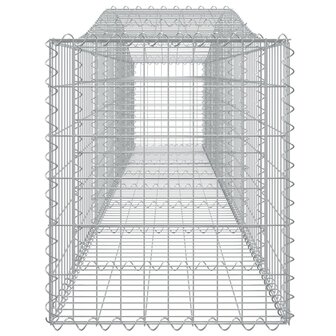 Schanskorf 2 st gewelfd 400x50x60/80 cm gegalvaniseerd ijzer 8720845565138 5