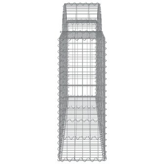 Schanskorven 5 st gewelfd 200x30x80/100 cm gegalvaniseerd ijzer 8720845566753 5