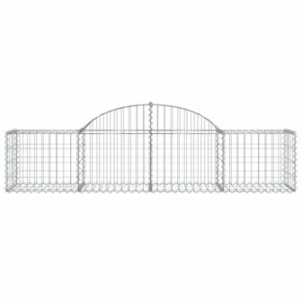 Schanskorven 6 st gewelfd 200x50x40/60 cmgegalvaniseerd ijzer 8720845568443 4