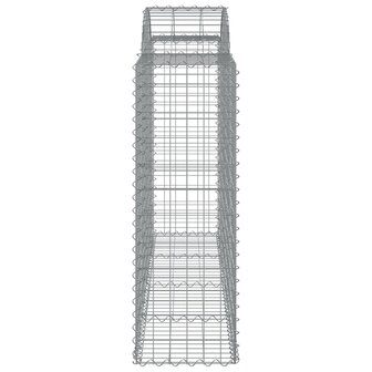 Schanskorven 4 st gewelfd 200x50x120/140 cm ijzer 8720845569266 5