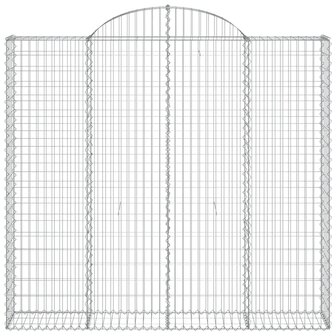 Schanskorven 3 st gewelfd 200x50x180/200 cm ijzer 8720845569884 4