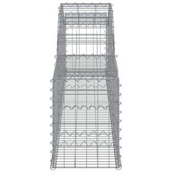 Schanskorven 5 st gewelfd 300x30x40/60 cm gegalvaniseerd ijzer 8720845570538 5