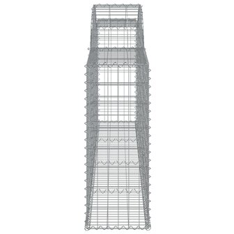 Schanskorven 3 st gewelfd 300x30x80/100 cm gegalvaniseerd ijzer 8720845570873 5