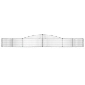 Schanskorven 2 st gewelfd 400x30x40/60 cm ijzer 8720845574109 4