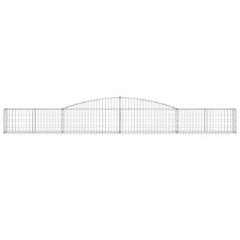 Schanskorven 3 st gewelfd 400x30x40/60 cm ijzer 8720845574116 4