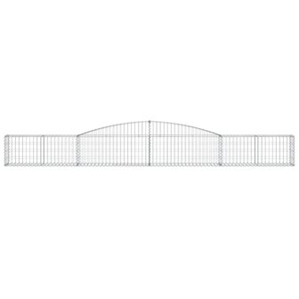 Schanskorven 6 st gewelfd 400x30x40/60 cm ijzer 8720845574147 4