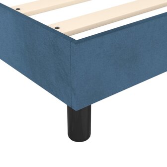 Boxspring met matras fluweel donkerblauw 90x200 cm 8720845548124 7