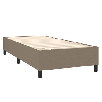 Boxspring met matras stof taupe 90x190 cm 8720845548865 4