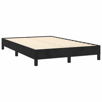 Boxspring met matras fluweel zwart 120x190 cm 8721102435669 4