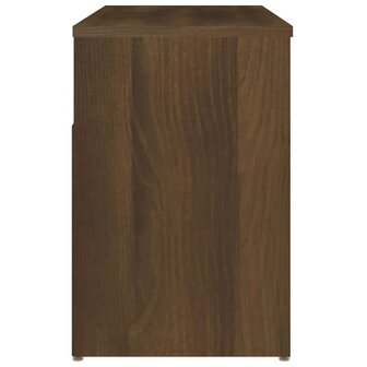 Schoenenbank 80x30x45 cm bewerkt hout bruin eikenkleur 8720286957028 7