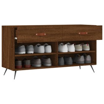 Schoenenbank 102x35x55 cm bewerkt hout sonoma eikenkleurig 8720845441951 4