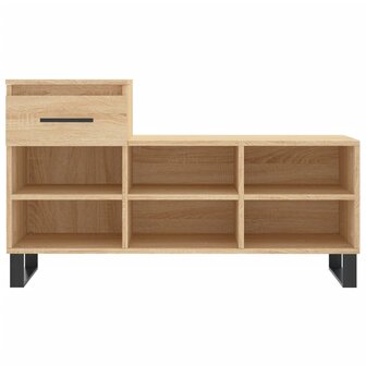 Schoenenkast 102x36x60 cm bewerkt hout sonoma eikenkleurig 8721012114142 5