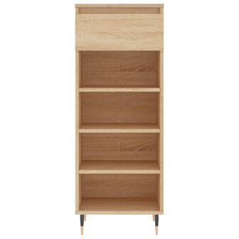 Schoenenkast 40x36x105 cm bewerkt hout sonoma eikenkleurig 8721012114944 5