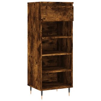 Schoenenkast 40x36x105 cm bewerkt hout gerookt eikenkleurig 8721012114968 2