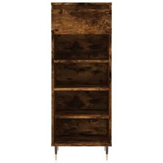 Schoenenkast 40x36x105 cm bewerkt hout gerookt eikenkleurig 8721012114968 5