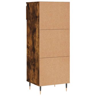 Schoenenkast 40x36x105 cm bewerkt hout gerookt eikenkleurig 8721012114968 8