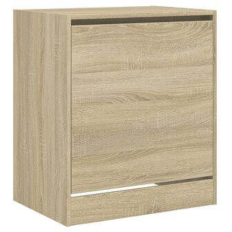 Schoenenkast 60x42x69 cm bewerkt hout sonoma eikenkleurig 8721012382183 4