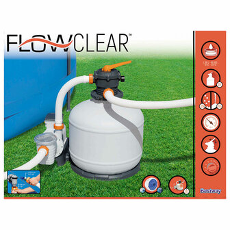 Bestway Flowclear Zandfilterpomp 11355 l/u 8721012051539 8