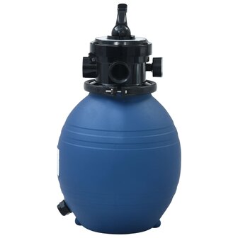 Zwembadzandfilter met 4-positie ventiel 300 mm blauw 8719883791593 2