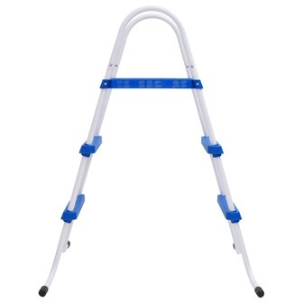 Zwembadladder 84 cm blauw en wit 8720845724528 2