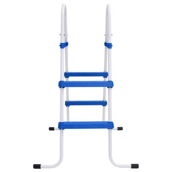 Zwembadladder 84 cm blauw en wit 8720845724528 3