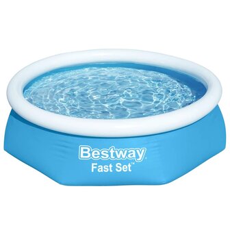 Bestway Zwembad Fast Set opblaasbaar rond 244x66 cm 57265 6941607309995 4