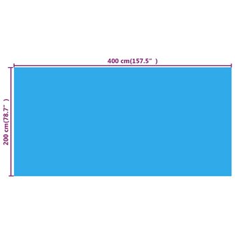 Zwembadhoes 400x200 cm PE blauw 8719883746173 4