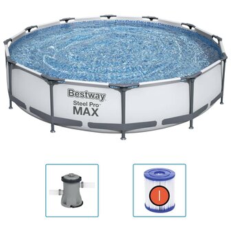 Bestway Steel Pro MAX Zwembadset 366x76 cm 8721012052307 2