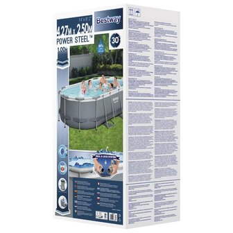 Bestway Zwembad Power Steel bovengronds ovaal 427x250x100 cm 6942138976892 11